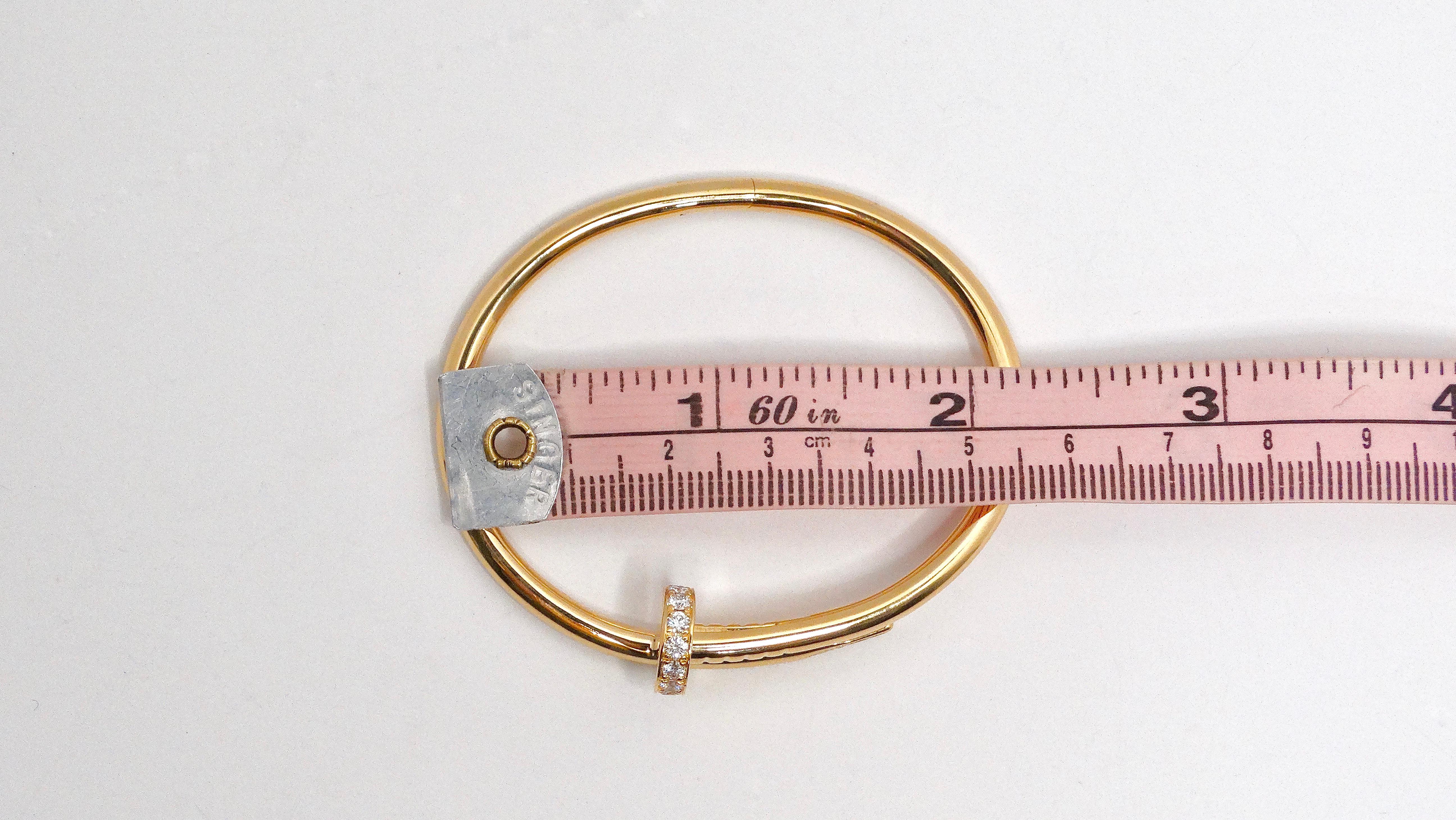 Cartier Juste Un Clou 18k Gold & Diamond Bracelet 1