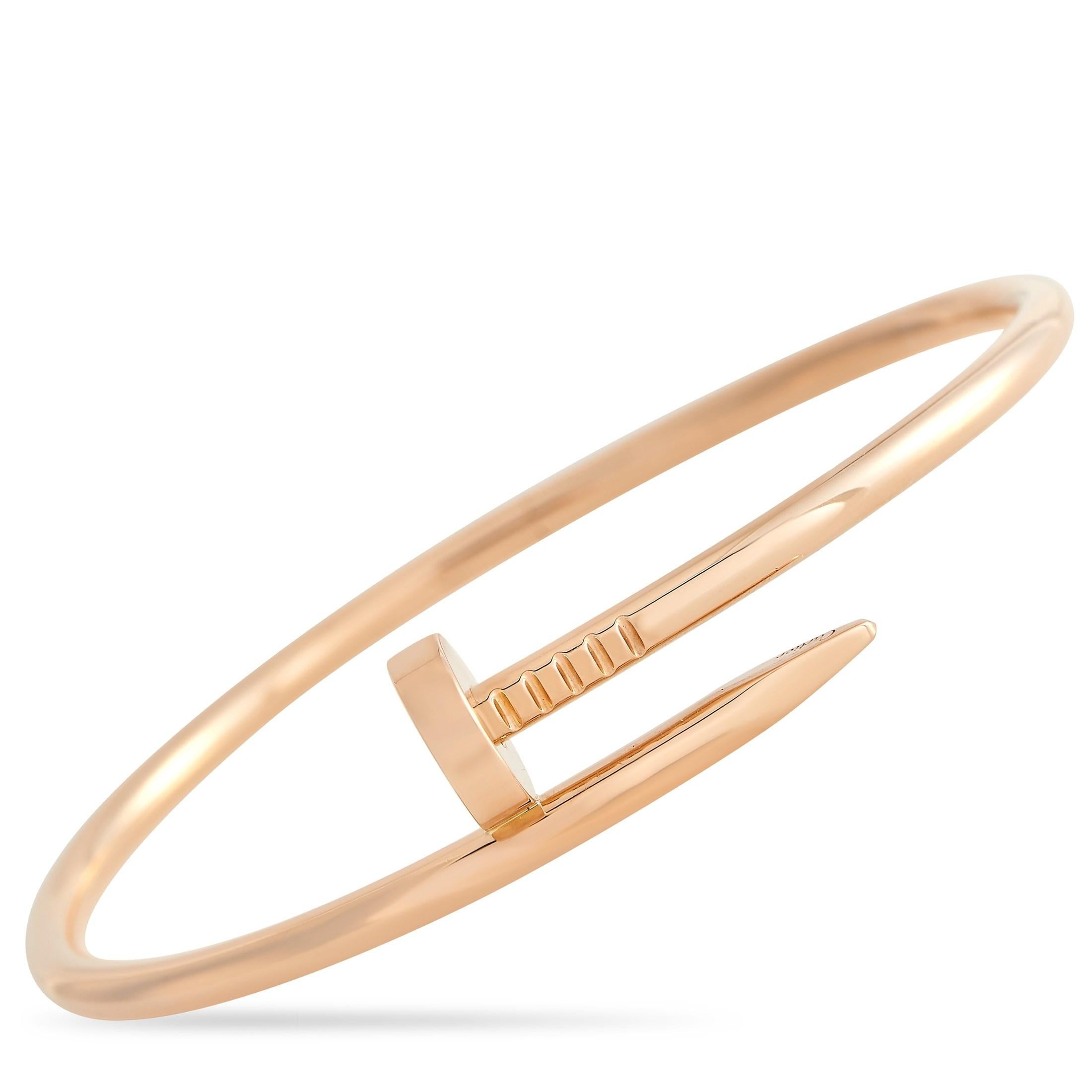 Women's Cartier Juste Un Clou 18K Rose Gold Bracelet