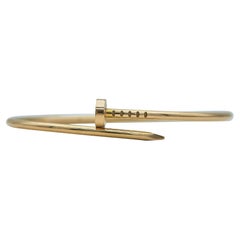Cartier Juste un Clou 18K Rose Gold Bracelet Small Model Size 17