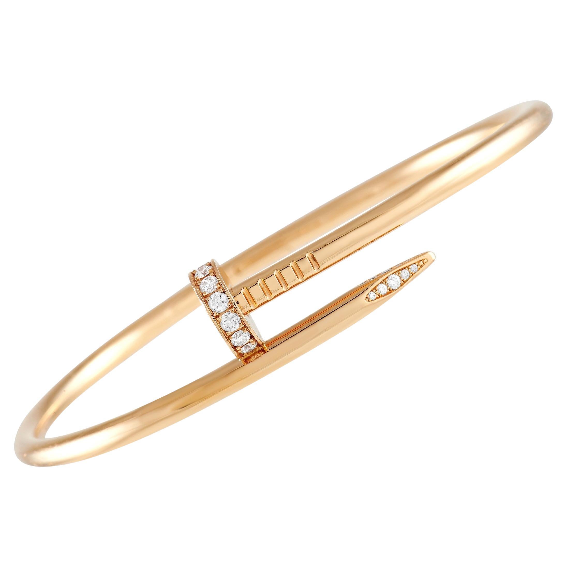Cartier Juste Un Clou 18k Rose Gold Nail Bracelet Size 16 B/P '21 B6048116  - Jewels in Time