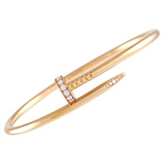 Cartier Juste un Clou 18K Rose Gold Diamond Bracelet
