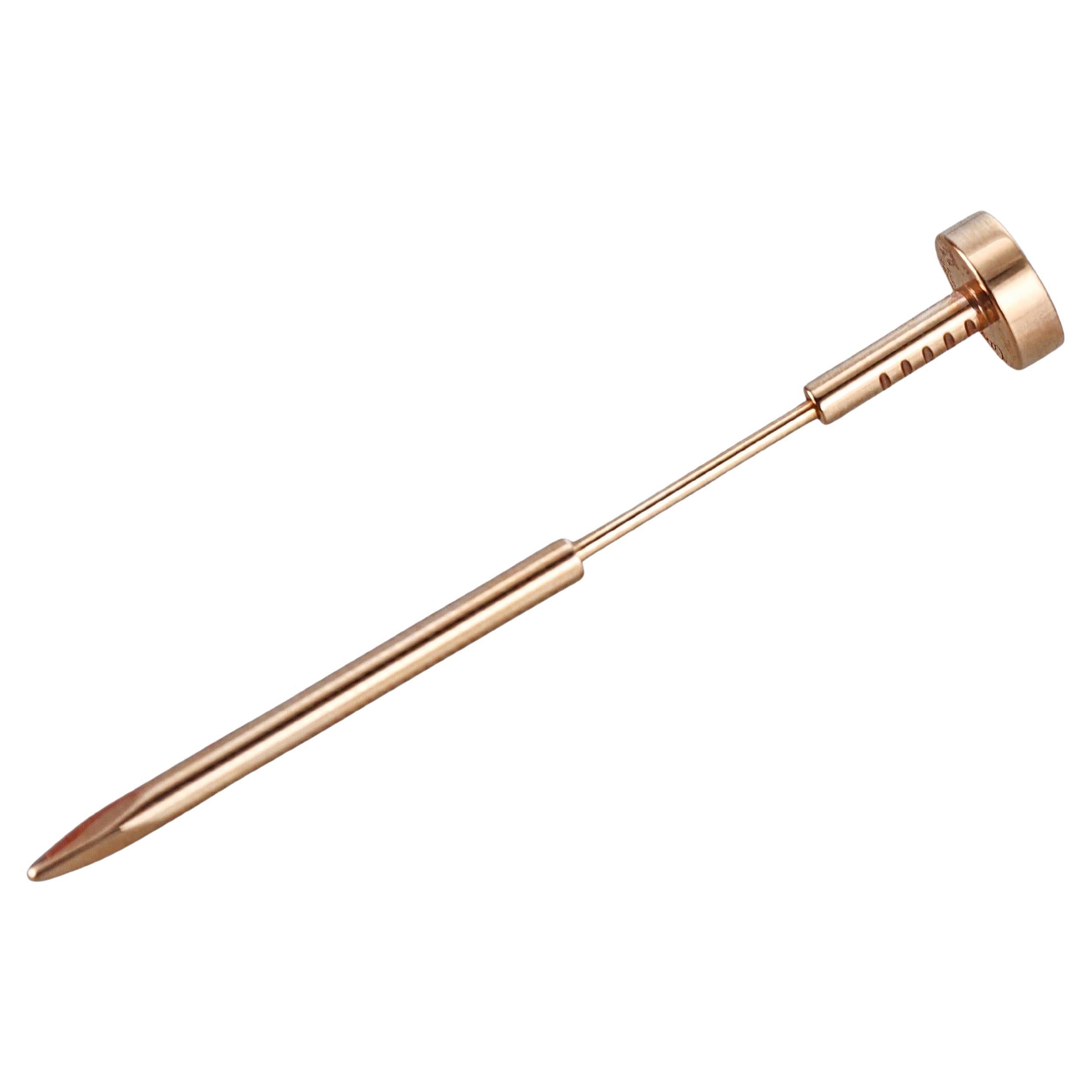 Cartier Juste un Clou 18k Roségold Nagel-Stickerei-Anstecknadel, Juste