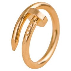 Cartier Juste un Clou 18k Rose Gold Ring Size 55
