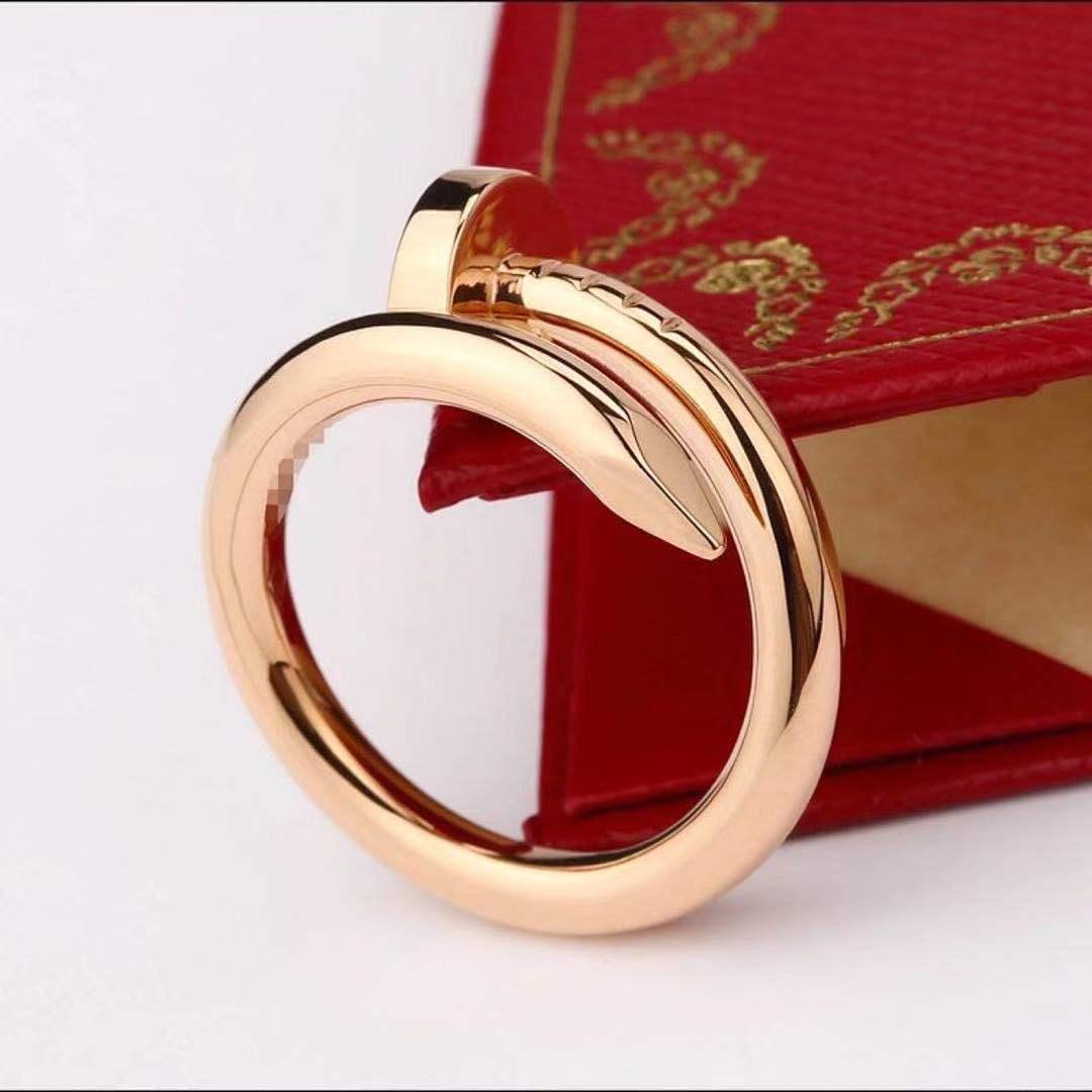 Women's or Men's Cartier Juste UN Clou 18K Rose Gold Ring B4092500 size 58