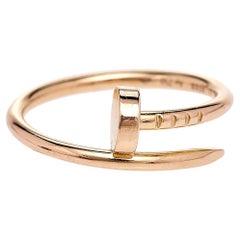 Cartier Juste un Clou 18k Rose Gold SM Ring Size 52