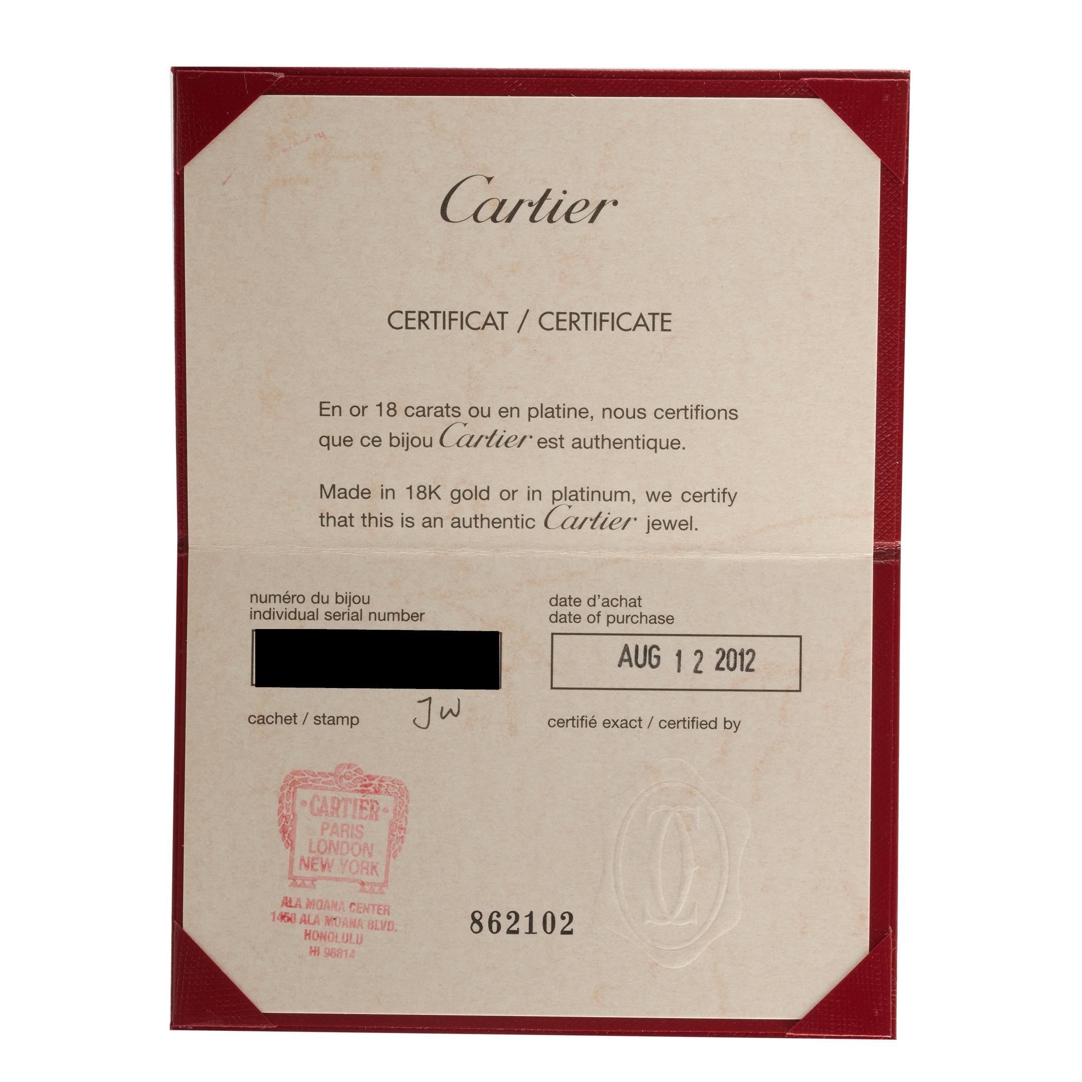 Cartier Juste un Clou 18 Karat White Gold Bracelet 2