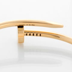 Cartier Juste un Clou 18k Gelbgold-Armband Größe 19 Ref. B6048217
