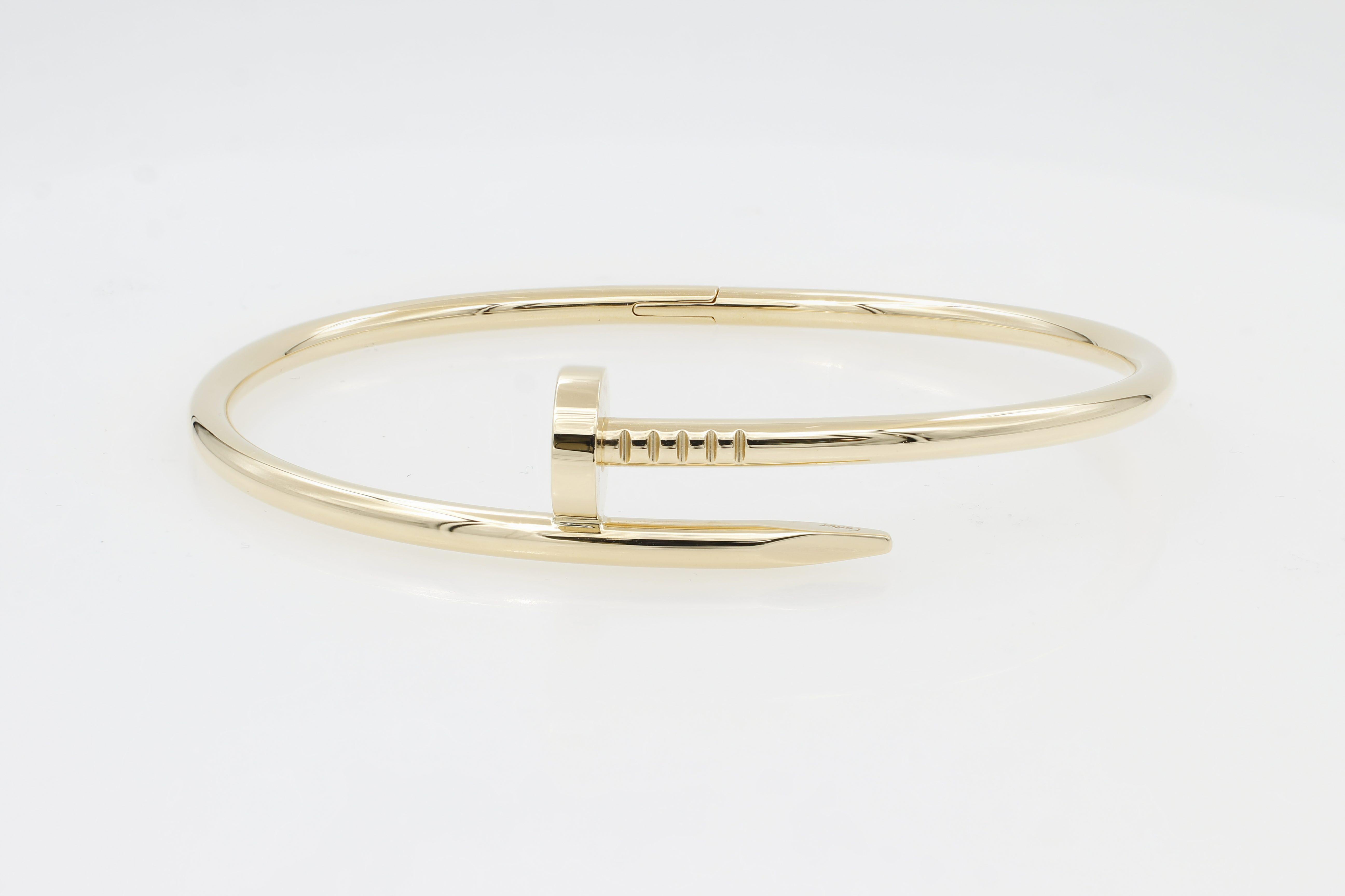 JUSTE UN CLOU BRACELET
18K Yellow gold
Size 20

An unhindered transformation with a remarkable strength. Designed in the 1970s during the creative frenzy in New York, Juste un Clou is the expression of a rebellious nature and the reflection of