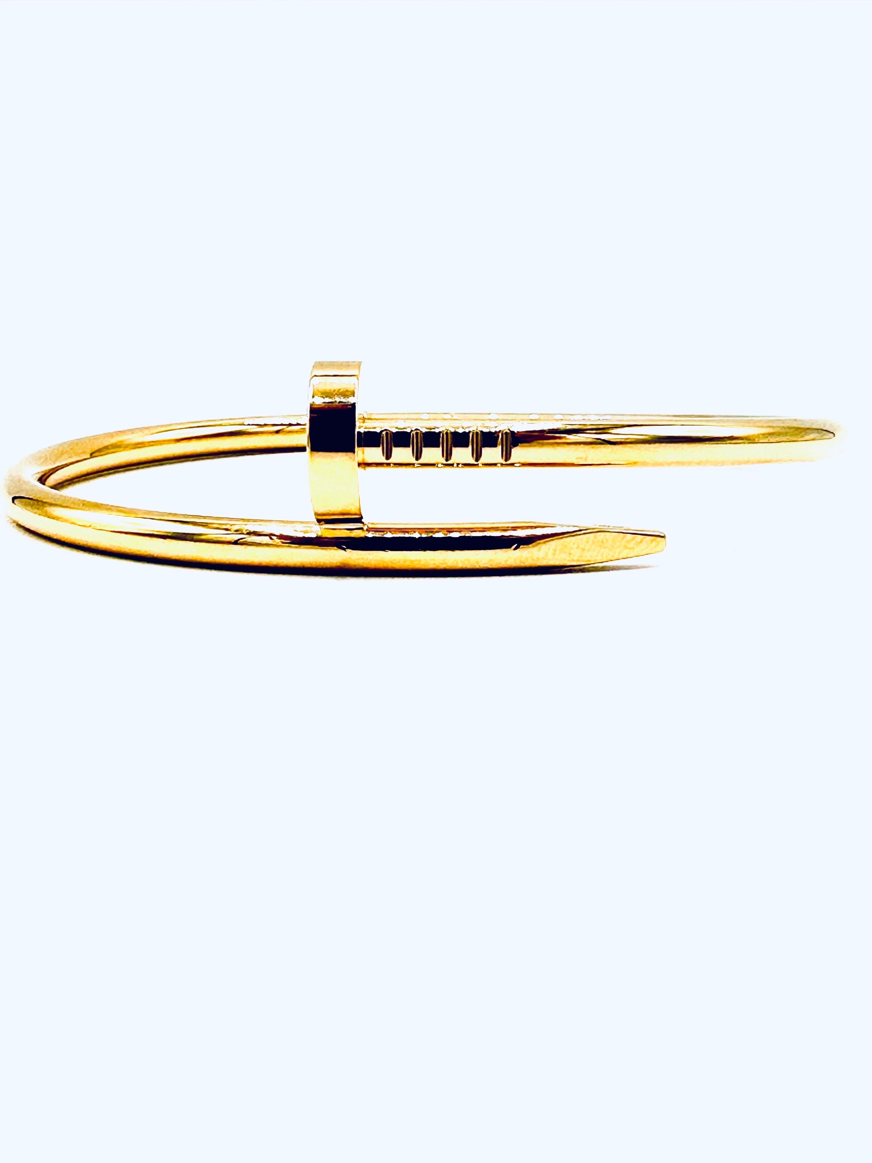 cartier nail bracelet