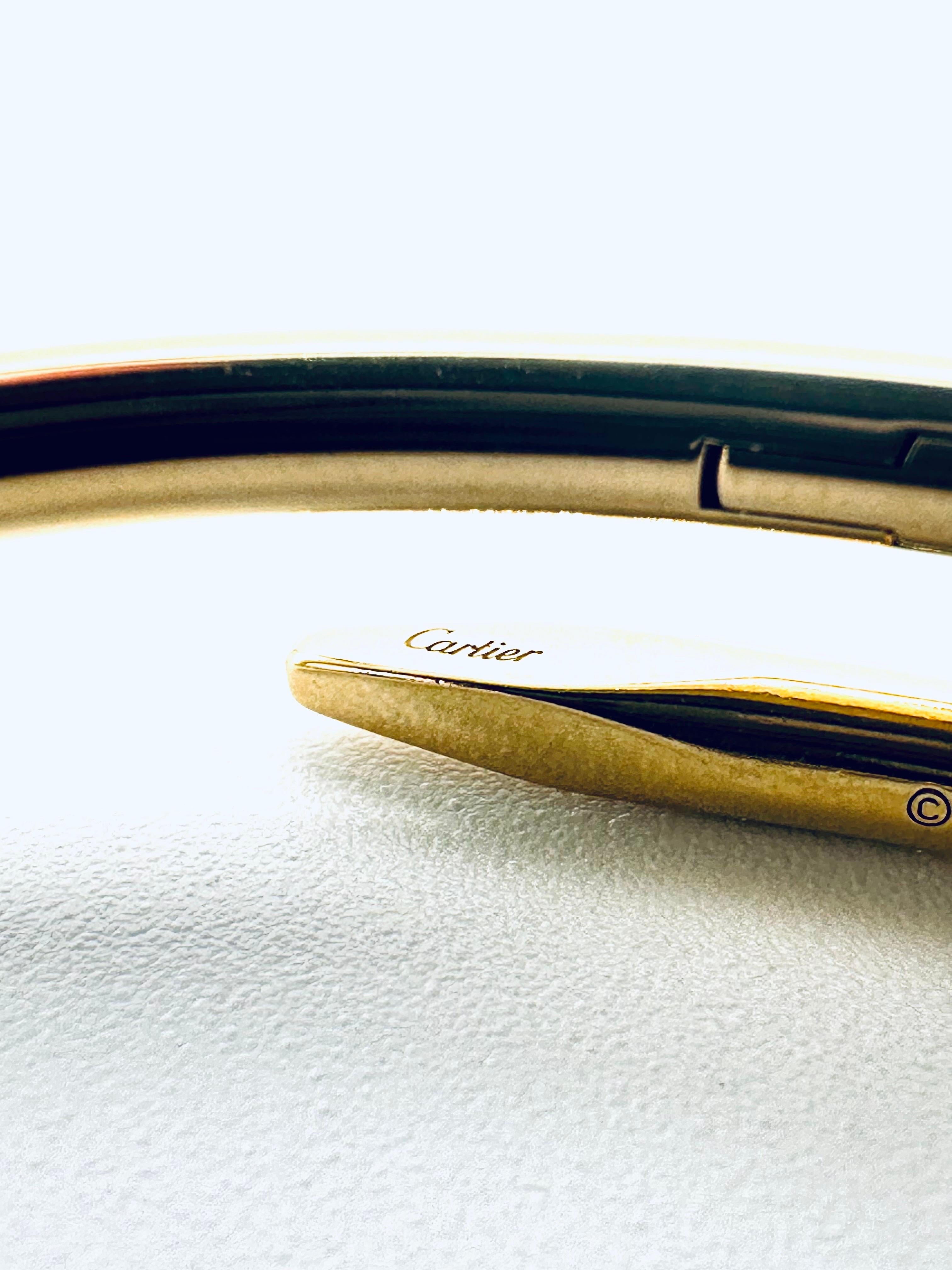 Women's or Men's Cartier Juste un Clou 18K Yellow Gold Nail Bracelet