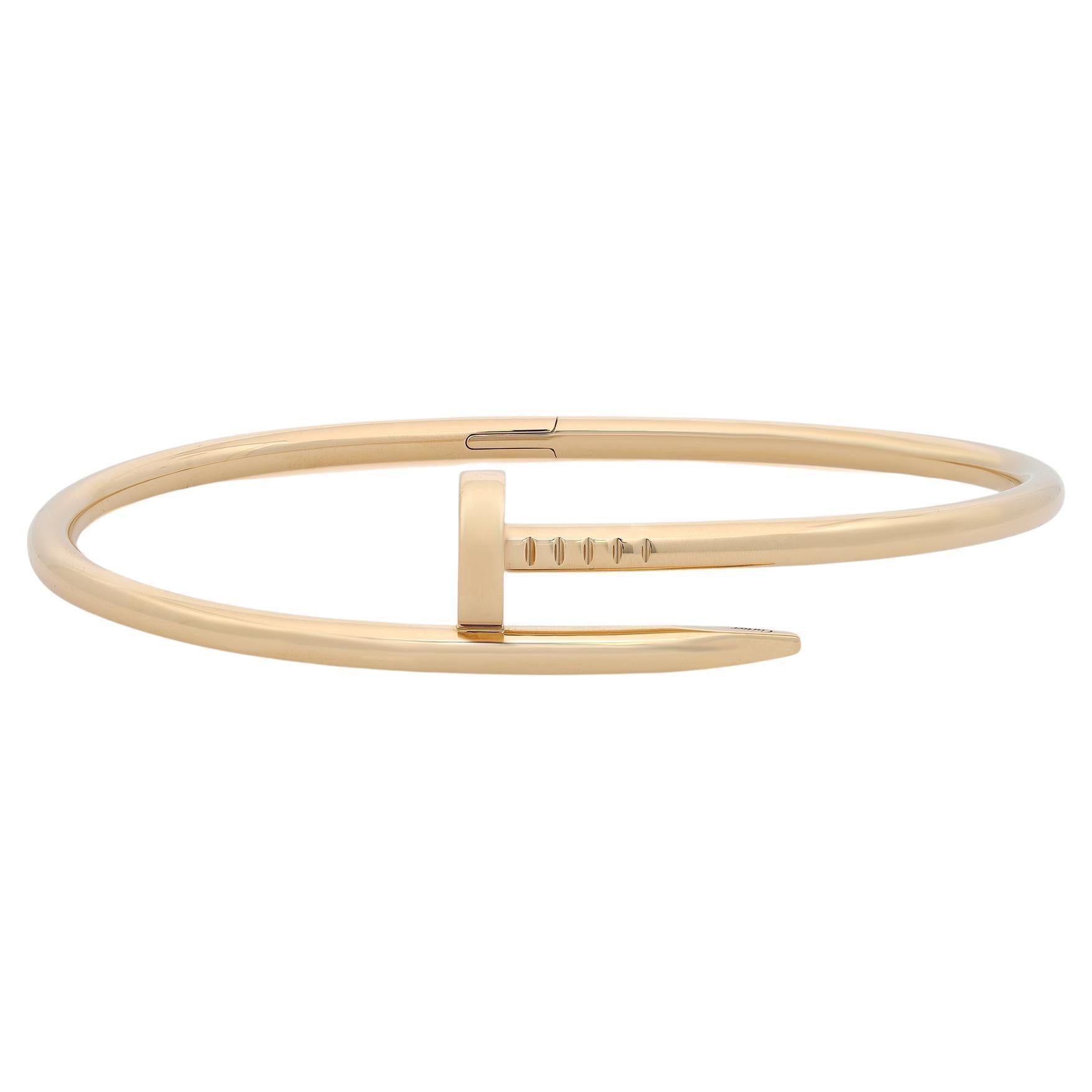 Cartier Juste un Clou 18K Yellow Gold Nail Bracelet 1