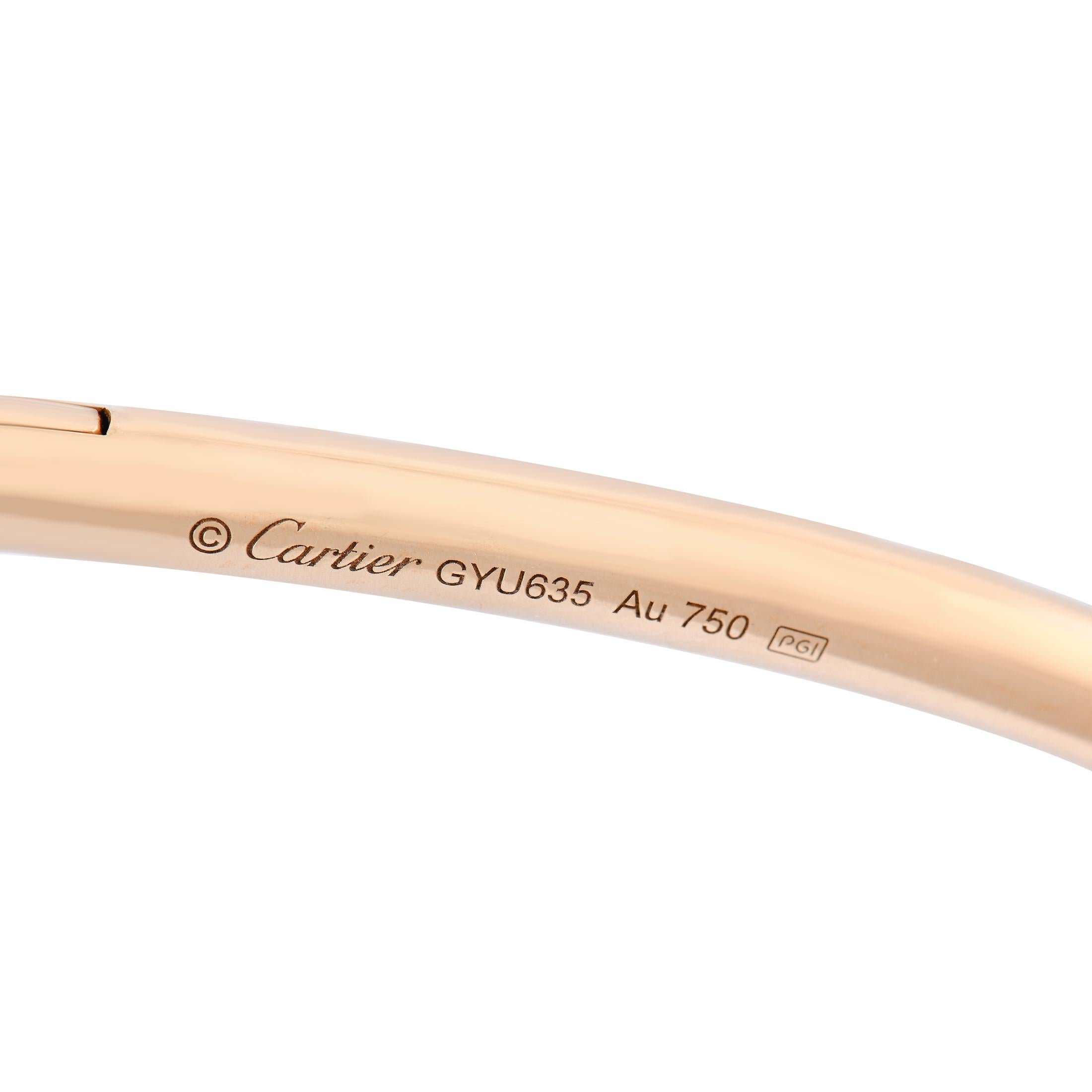 Cartier Juste un Clou Halskette aus 18 Karat Gelbgold im Zustand „Hervorragend“ in Southampton, PA
