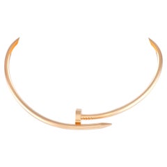 Cartier Juste un Clou Halskette aus 18 Karat Gelbgold