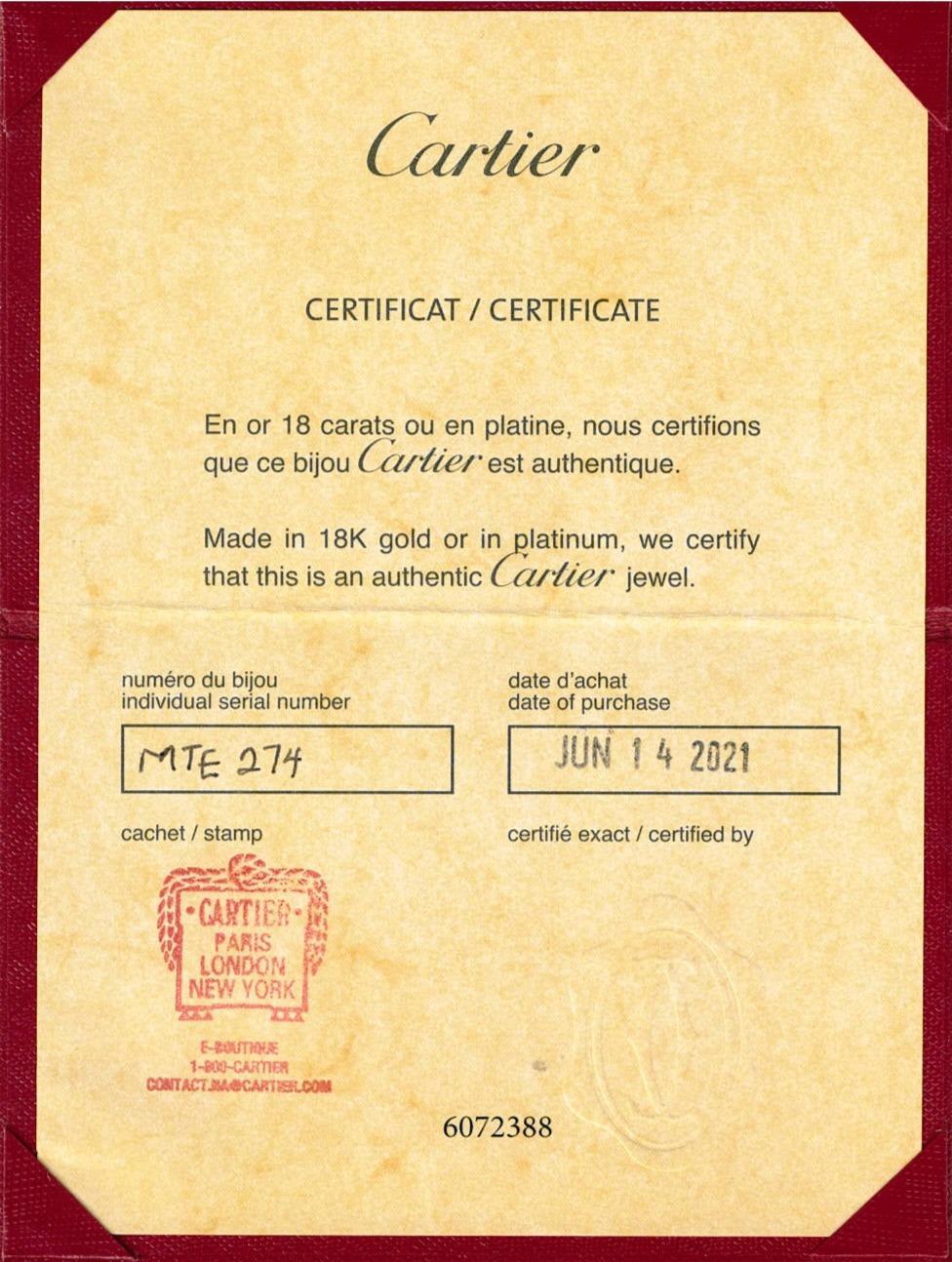 Cartier Juste Un Clou 18K Yellow Gold Ring Size 57 EU (8 US) 4