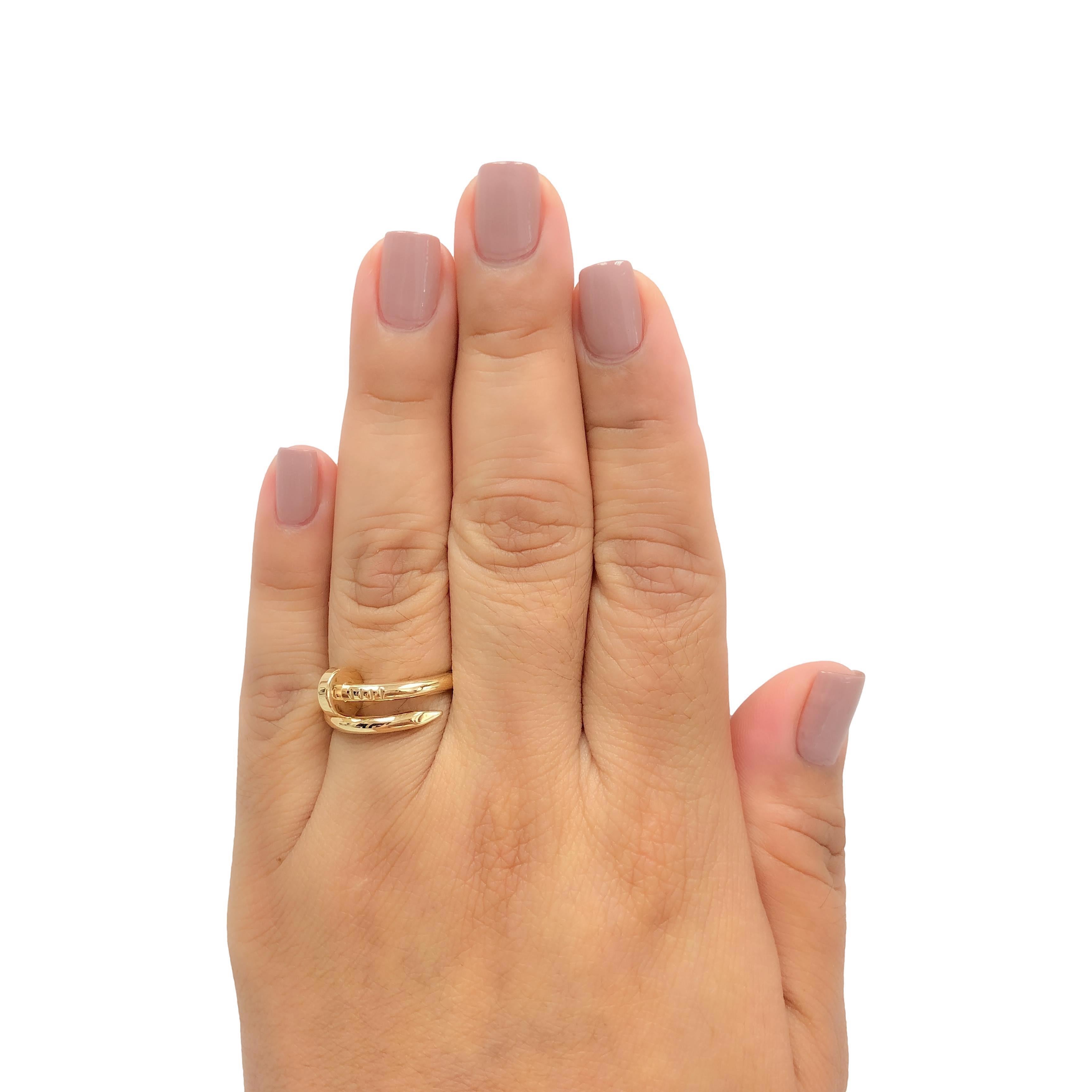 Cartier Juste Un Clou 18K Yellow Gold Ring Size 57 EU (8 US) 1