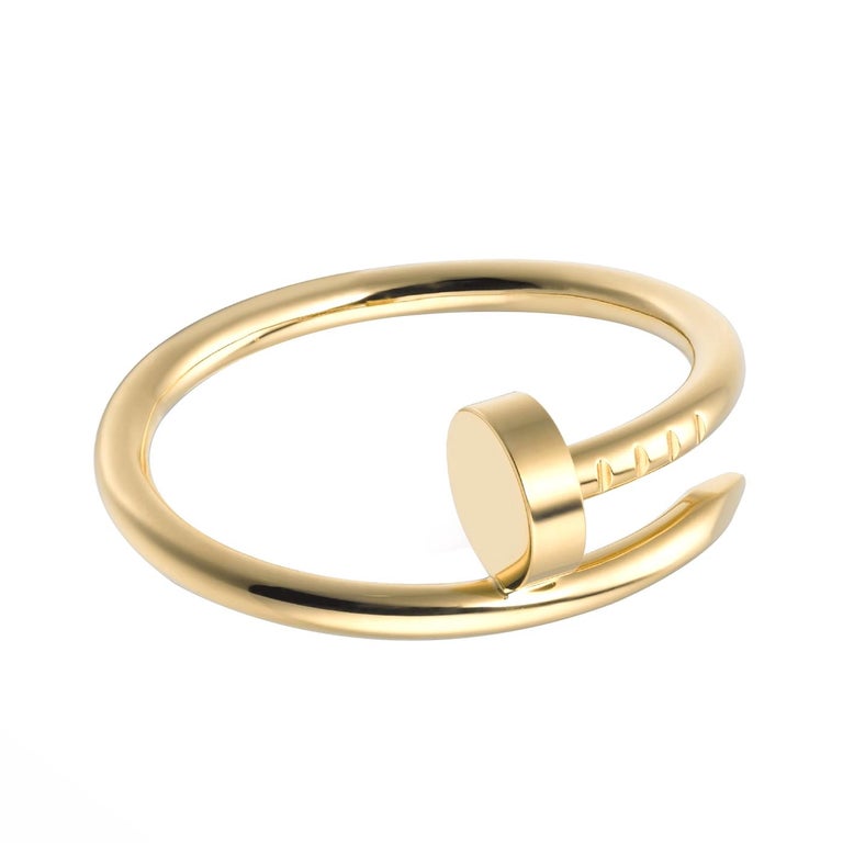 Cartier Juste Un Clou 18K Yellow Gold Small Model Ring For Sale at ...