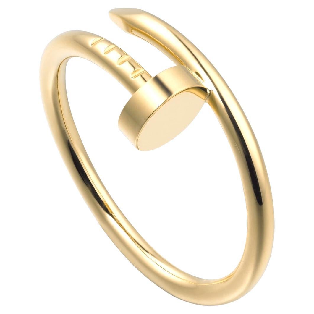Cartier Juste un Clou Diamond Gold Nail Band Ring at 1stDibs cartier