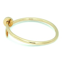 Cartier Juste Un Clou Bnagle Bracelet 18K Yellow Gold Size 18
