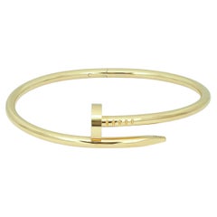 Cartier Juste Un Clou Bnagle Bracelet 18K Yellow Gold Size 18