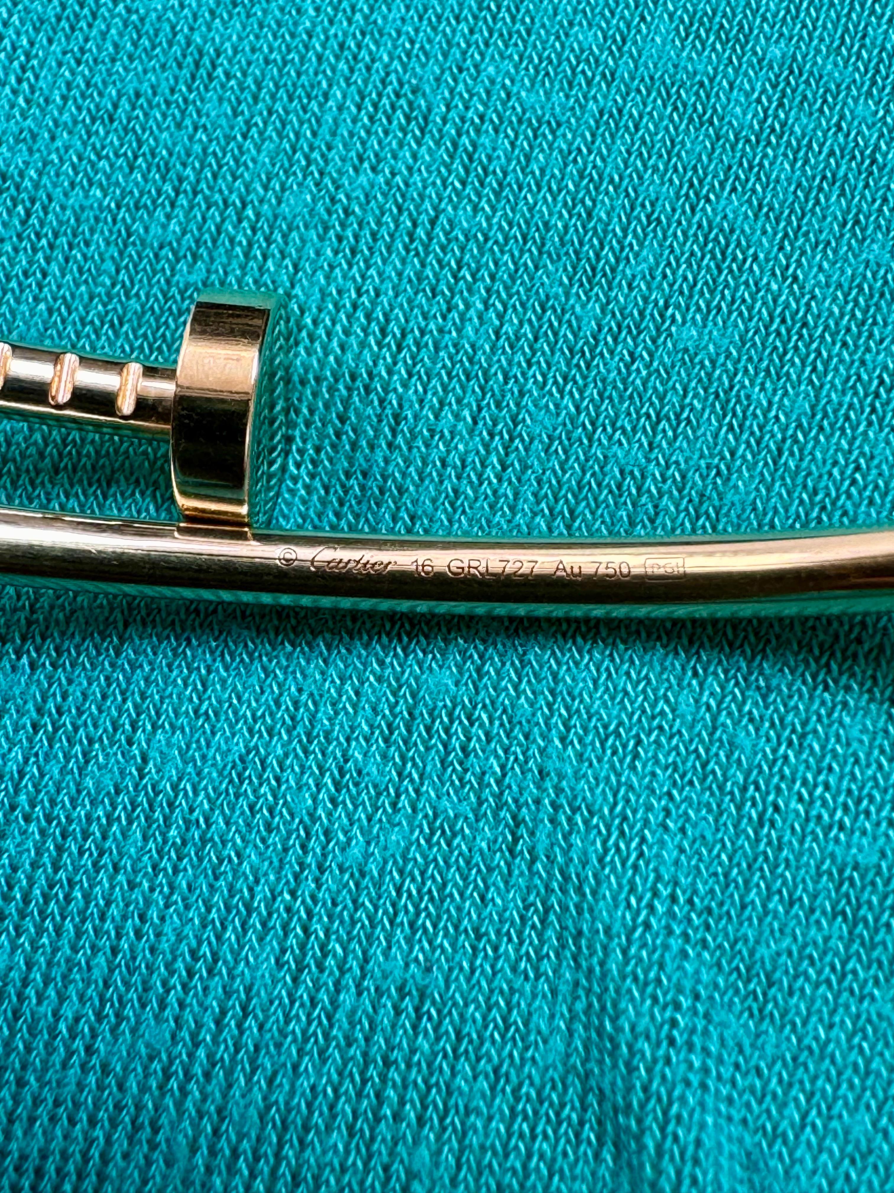 cartier juste un clou bracelet silver