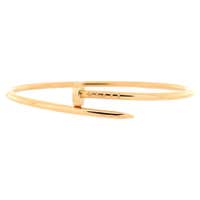 Cartier Juste un Clou Diamond Rose Gold Nail Bangle Bracelet at 1stDibs ...