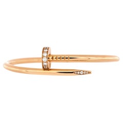 Cartier Juste Un Clou Bracelet 18k Rose Gold with Diamonds Classic