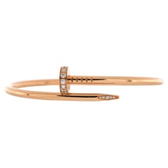 Cartier Juste un Clou Bracelet 18K Rose Gold with Diamonds Classic