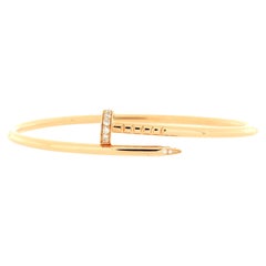 Cartier Juste un Clou Bracciale in oro rosa 18 carati con diamanti Piccolo