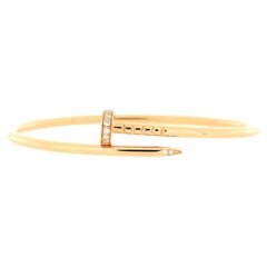 Cartier Juste un Clou Bracelet 18K Rose Gold with Diamonds Small