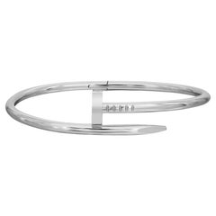 Used Cartier Juste Un Clou Bracelet 18k White Gold