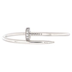 Cartier Juste un Clou Bracelet 18K White Gold with Diamonds Classic