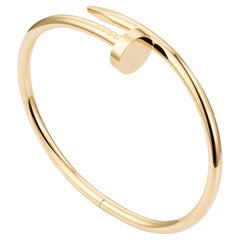 Cartier Juste un Clou Armband 18K Gelbgold Classic Armreif Größe 18