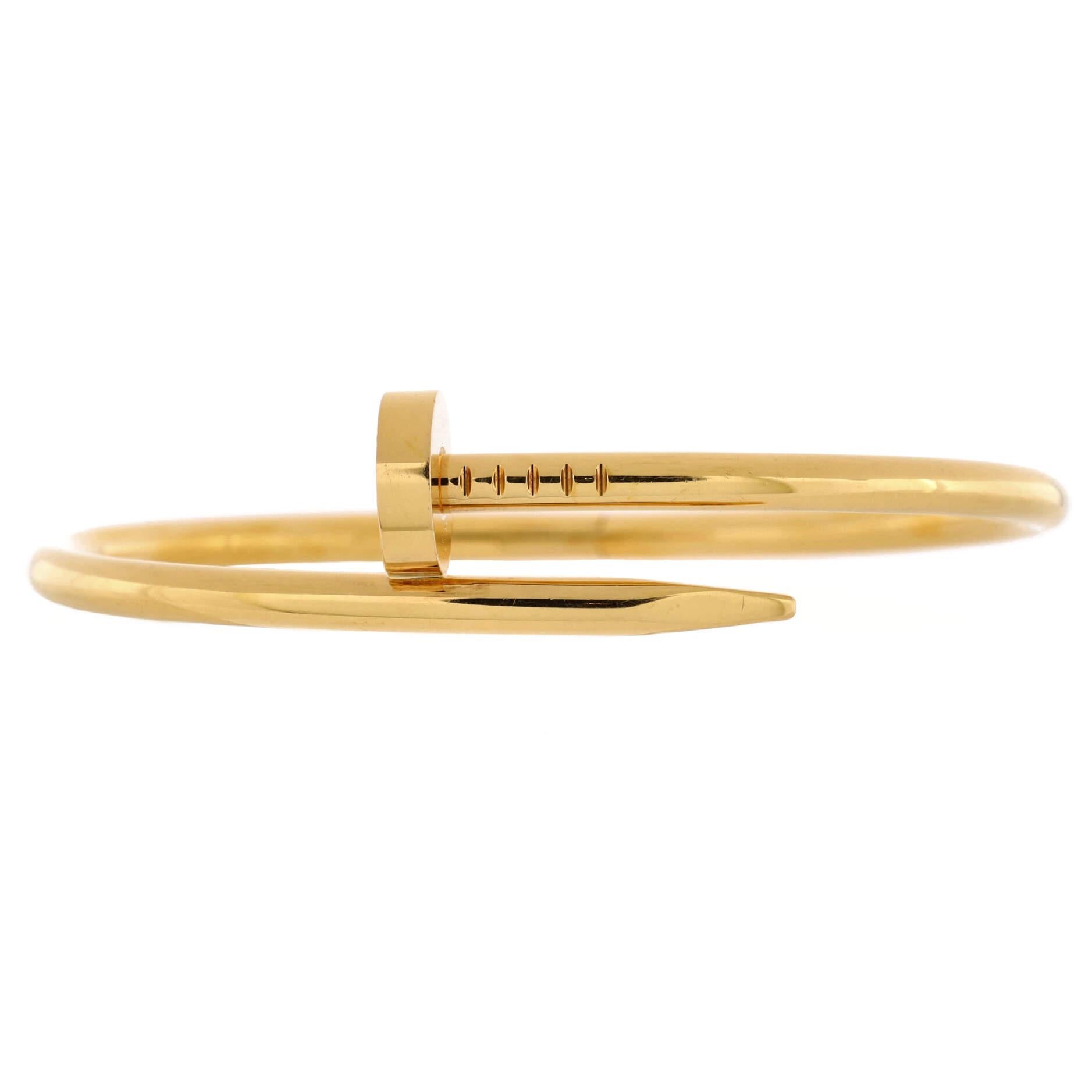 Cartier Juste Un Clou Armband 18k Gelbgold Classic für Damen oder Herren