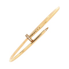 Cartier Juste un Clou Bracelet 18K Yellow Gold with Diamonds Small