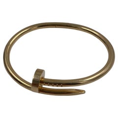 Cartier Juste un Clou Bracelet 750YG Size 15