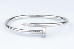 Cartier Juste un Clou Armband mit zertifizierten 0,58 Karat Diamanten im Brillantschliff