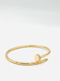 Cartier Juste Un Clou Bracelet, Classic Model, 18k Diamonds Size 20