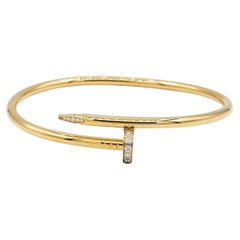 Cartier Juste Un Clou Bracelet, Classic Model, 18k Diamonds Size 20