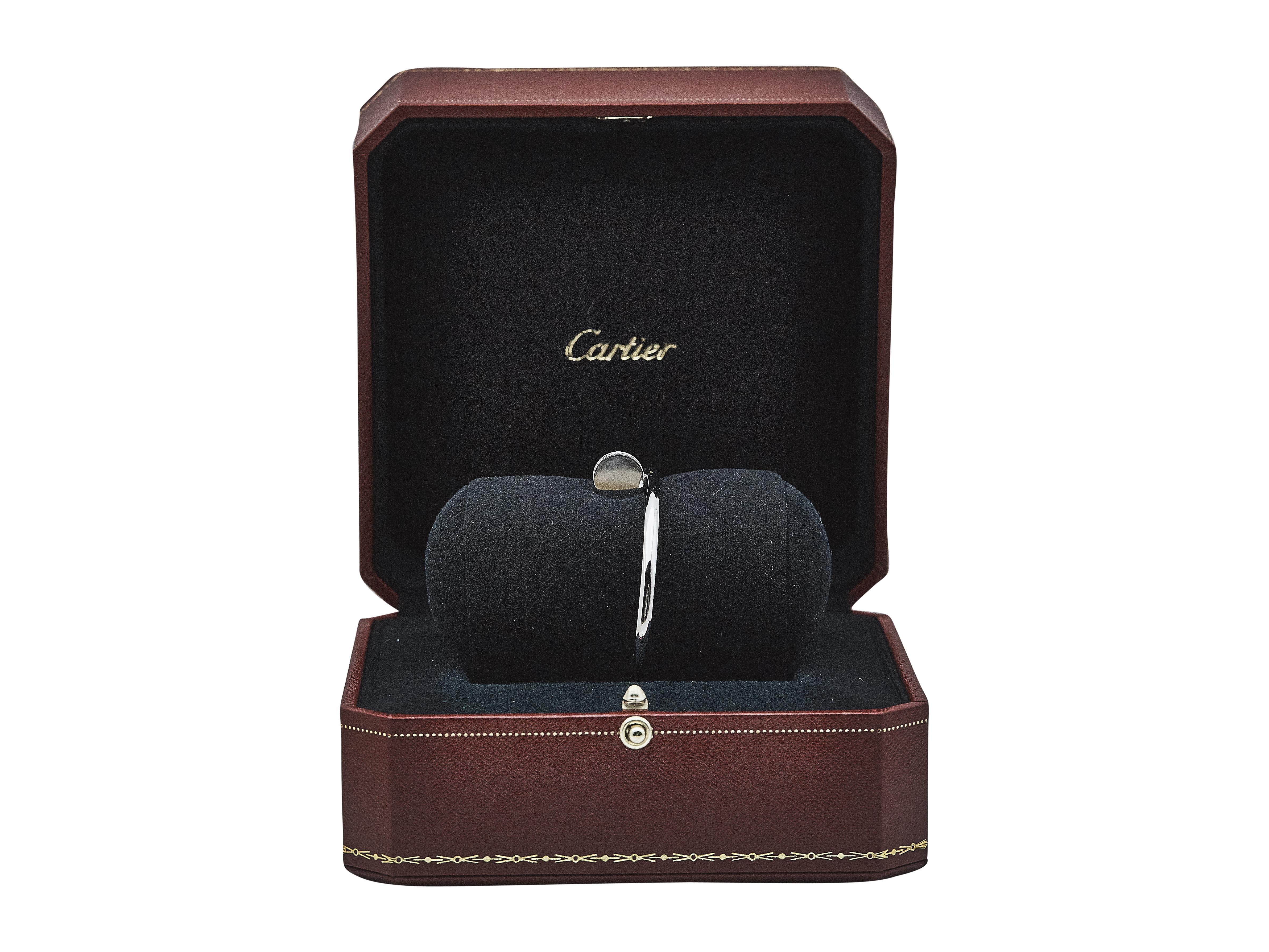 da uomo o donna Cartier Juste un Clou Bracciale Classico Modello Oro Bianco 18 carati Diamante Misura 18 in vendita