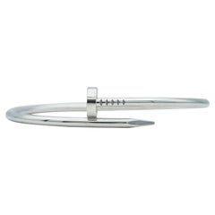 Cartier Juste un Clou Pulsera Modelo Clásico Oro Blanco 18K Talla 20