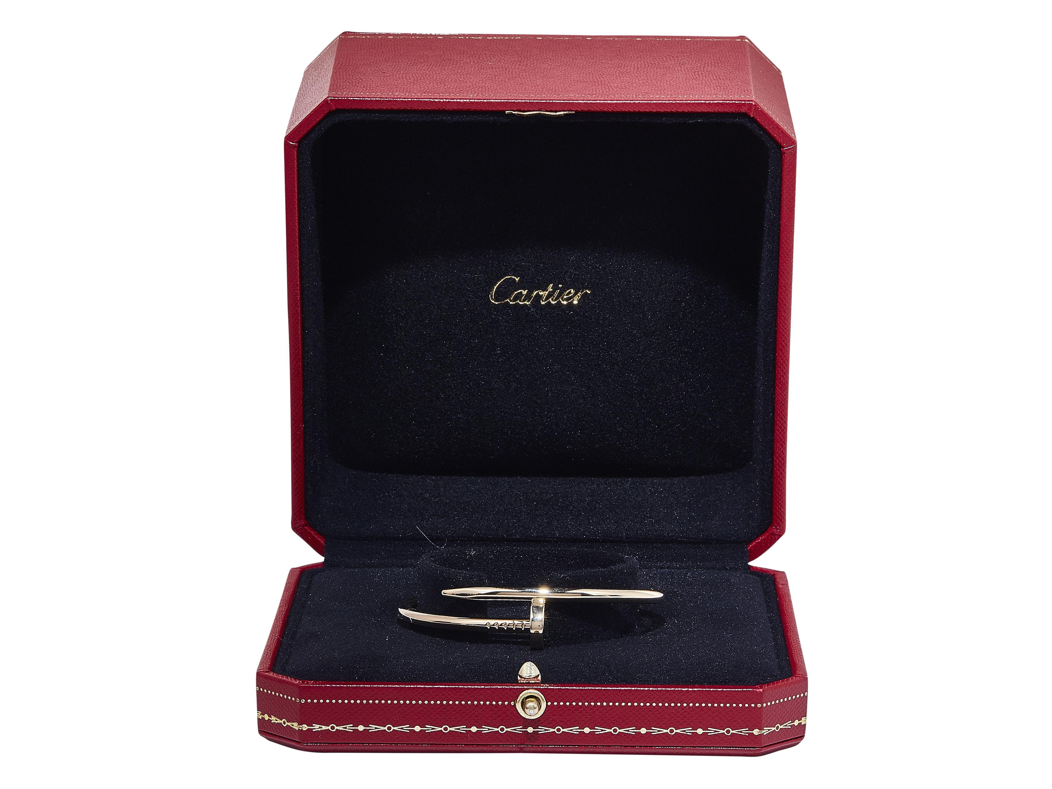 Cartier Juste un Clou Pulsera Modelo Clásico Oro Amarillo 18K Talla 16 en venta 1