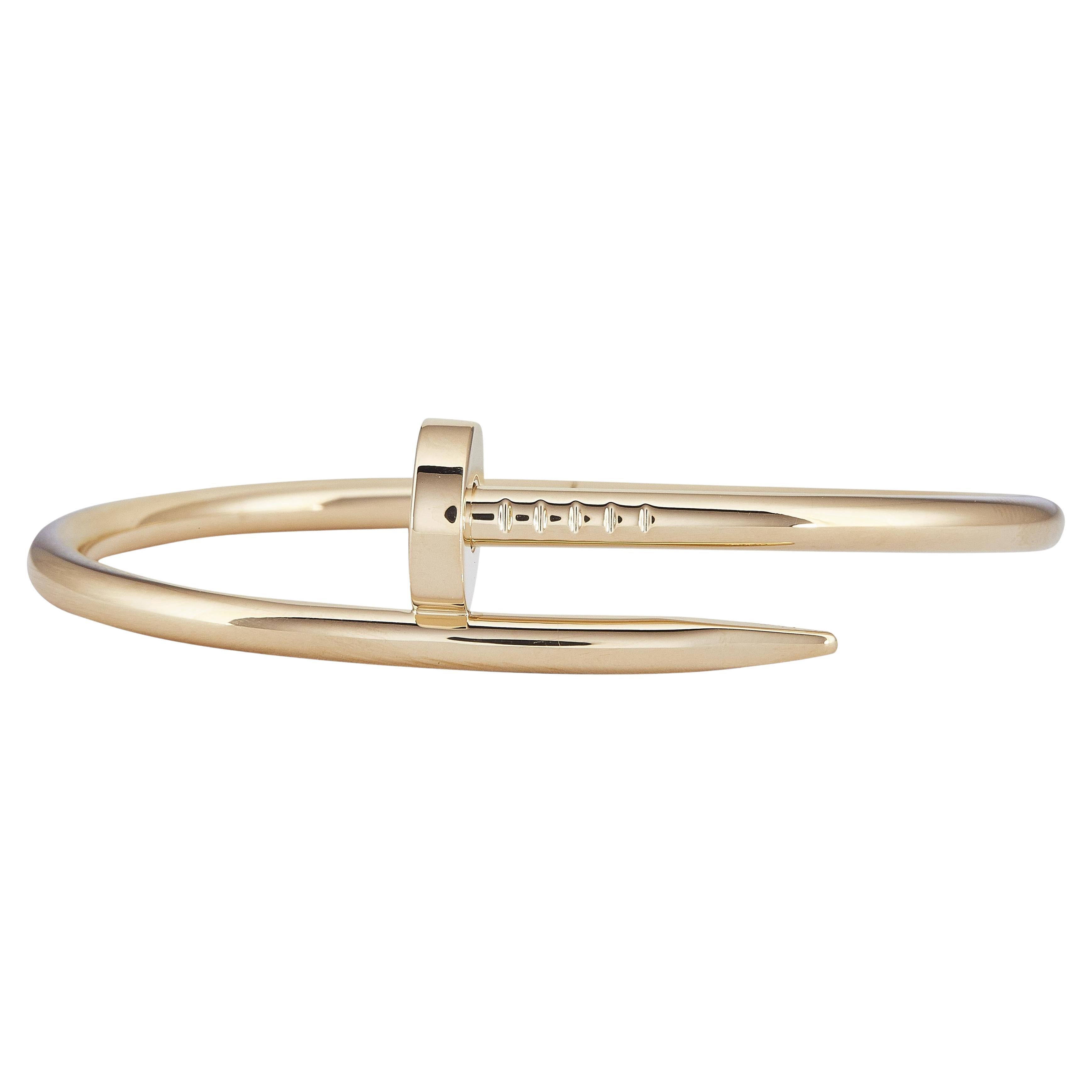 Cartier Bracelet Juste un Clou Modèle Classique Or Jaune 18K Taille 16
