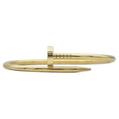 Cartier Juste un Clou Bracelet Classic Model 18K Yellow Gold Size 17