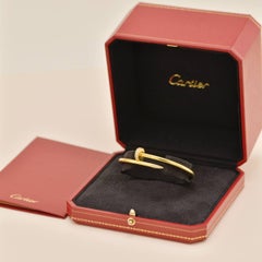 Bracelet Cartier Juste un Clou Modèle Classique Diamants Or Jaune 18K Taille 17