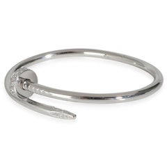 Cartier Juste Un Clou Bracelet, Diamonds (White Gold)