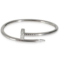 Bracciale Cartier Juste Un Clou, diamanti (oro bianco)