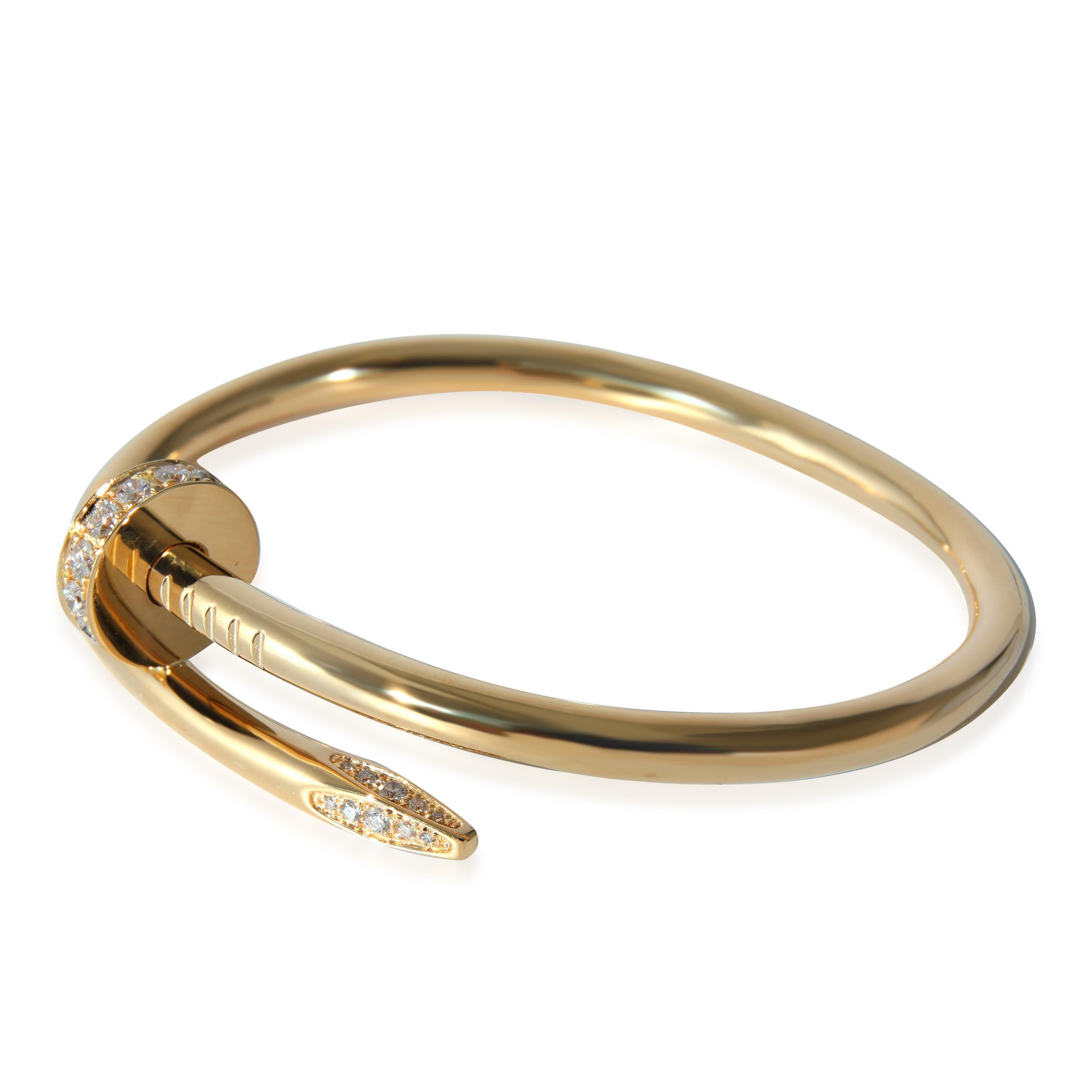 Cartier Juste Un Clou Bracelet in 18k Yellow Gold 0.58 CTW

PRIMARY DETAILS
SKU: 132275
Listing Title: Cartier Juste Un Clou Bracelet in 18k Yellow Gold 0.58 CTW
Condition Description: Translating to 'just a nail', the Juste Un Clou collection from