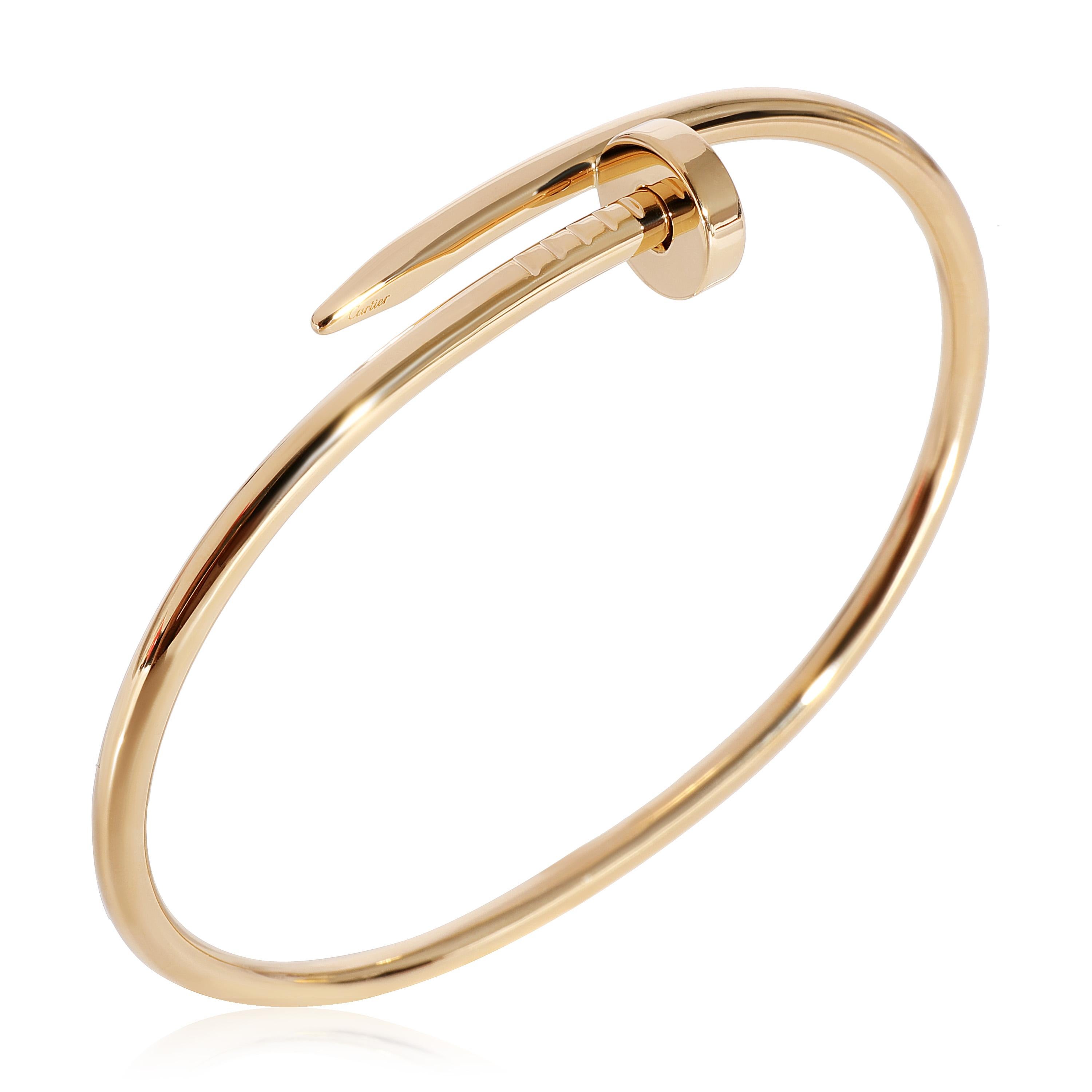 Cartier Juste Un Clou Bracelet in 18k Yellow Gold

PRIMARY DETAILS
SKU: 123595
Listing Title: Cartier Juste Un Clou Bracelet in 18k Yellow Gold
Condition Description: Retails for 7500 USD. In excellent condition and recently polished. 20 inches in