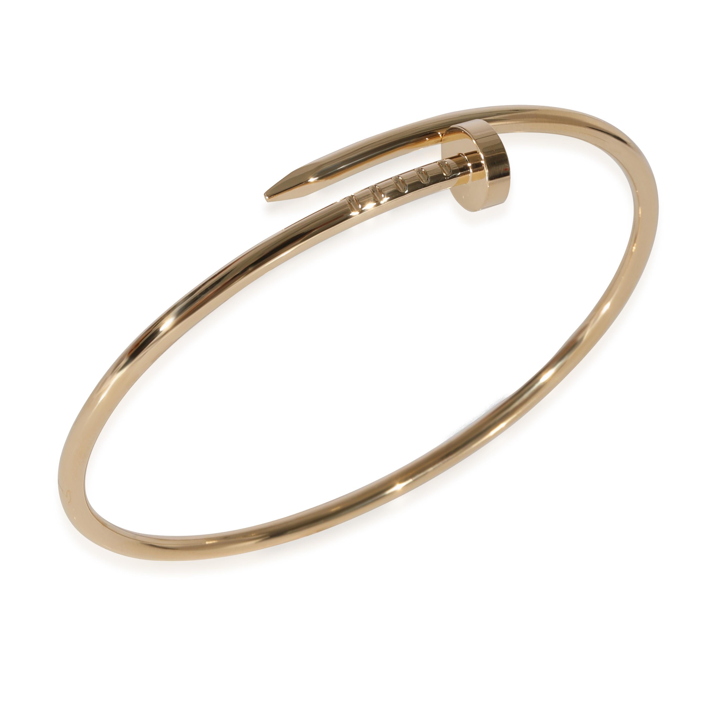 Cartier Juste Un Clou Bracelet in 18k Yellow Gold

PRIMARY DETAILS
SKU: 125937
Listing Title: Cartier Juste Un Clou Bracelet in 18k Yellow Gold
Condition Description: Retails for 4750 USD. In excellent condition. Cartier size 17. Comes with
