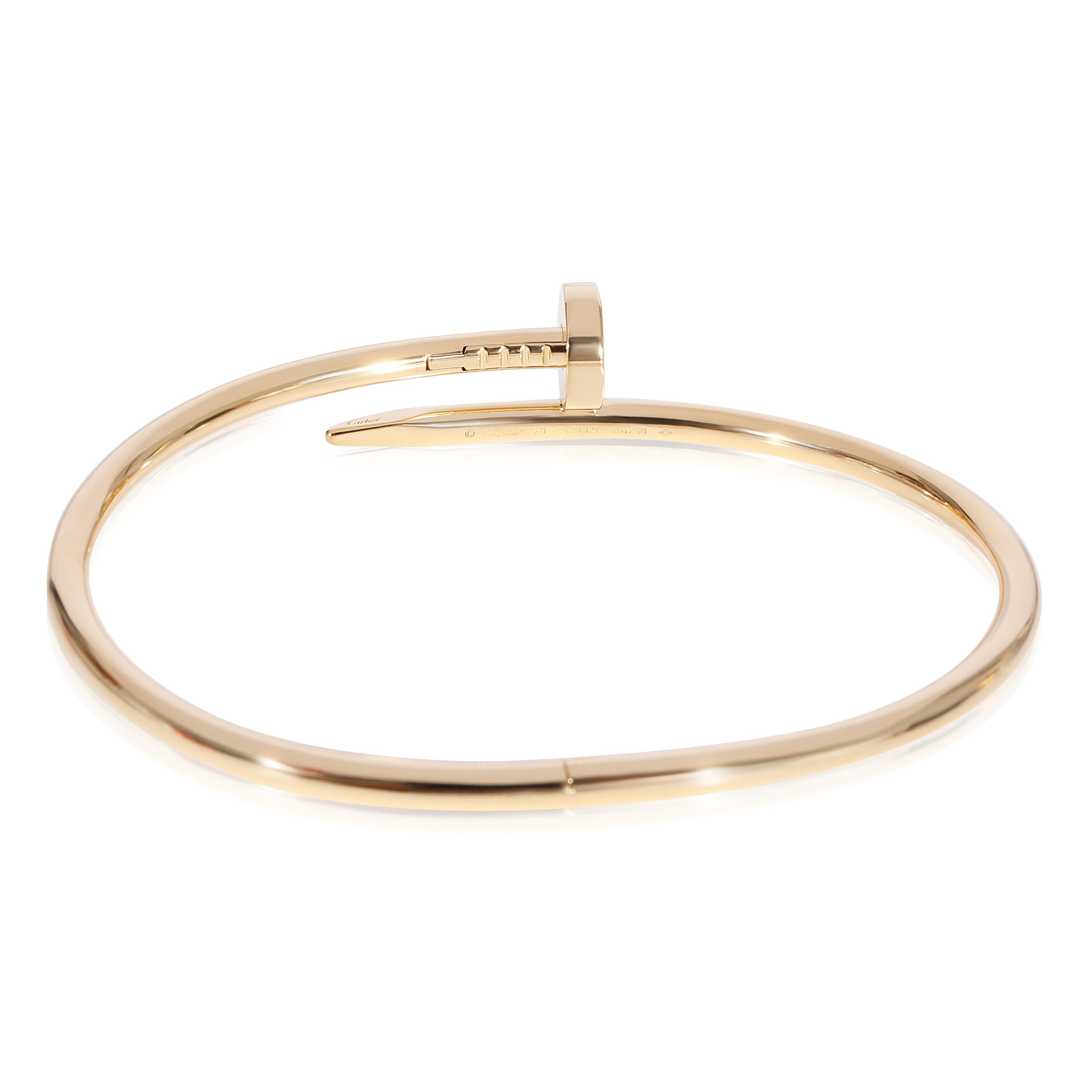 Cartier Juste Un Clou Armband aus 18 Karat Gelbgold im Zustand „Hervorragend“ in New York, NY